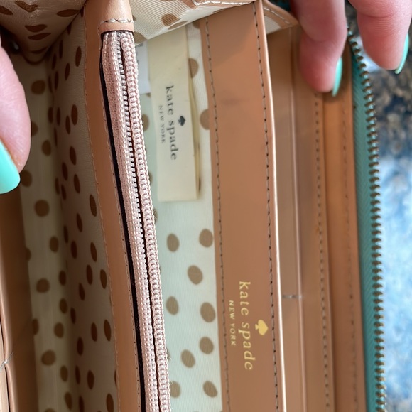 Kate Spade baby blue wallet. - Picture 4 of 4